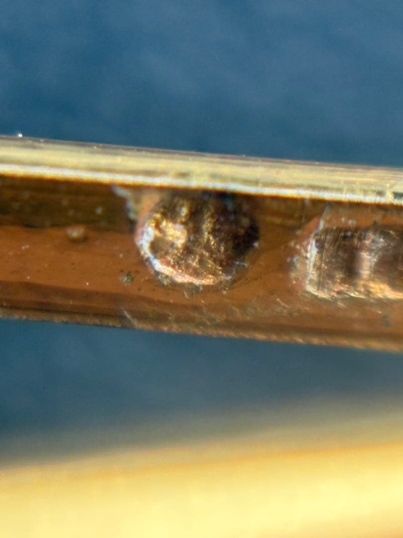 R*︎様 金色の花模様ヘアピン