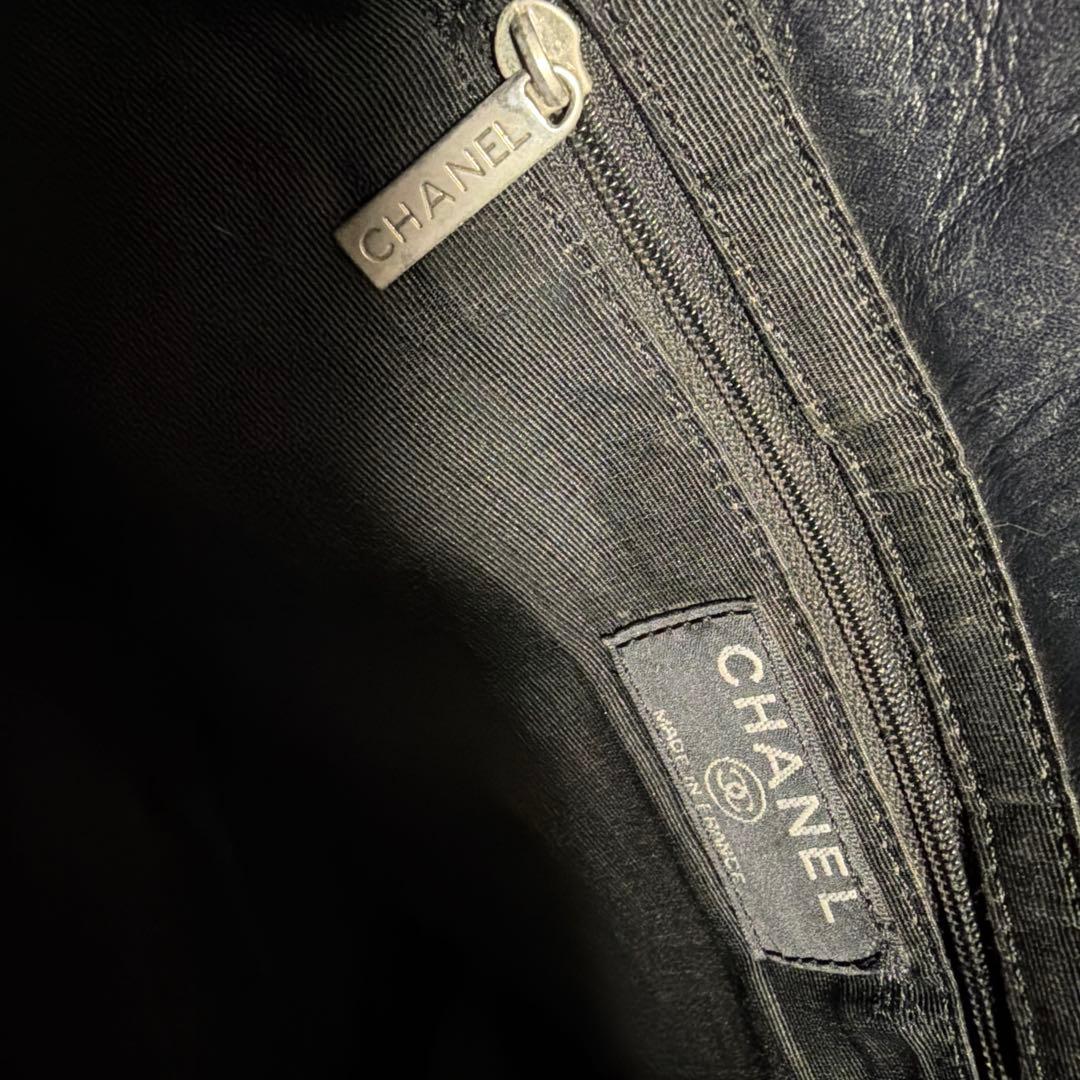 ヴィンテージ シャネル レザートートバッグ