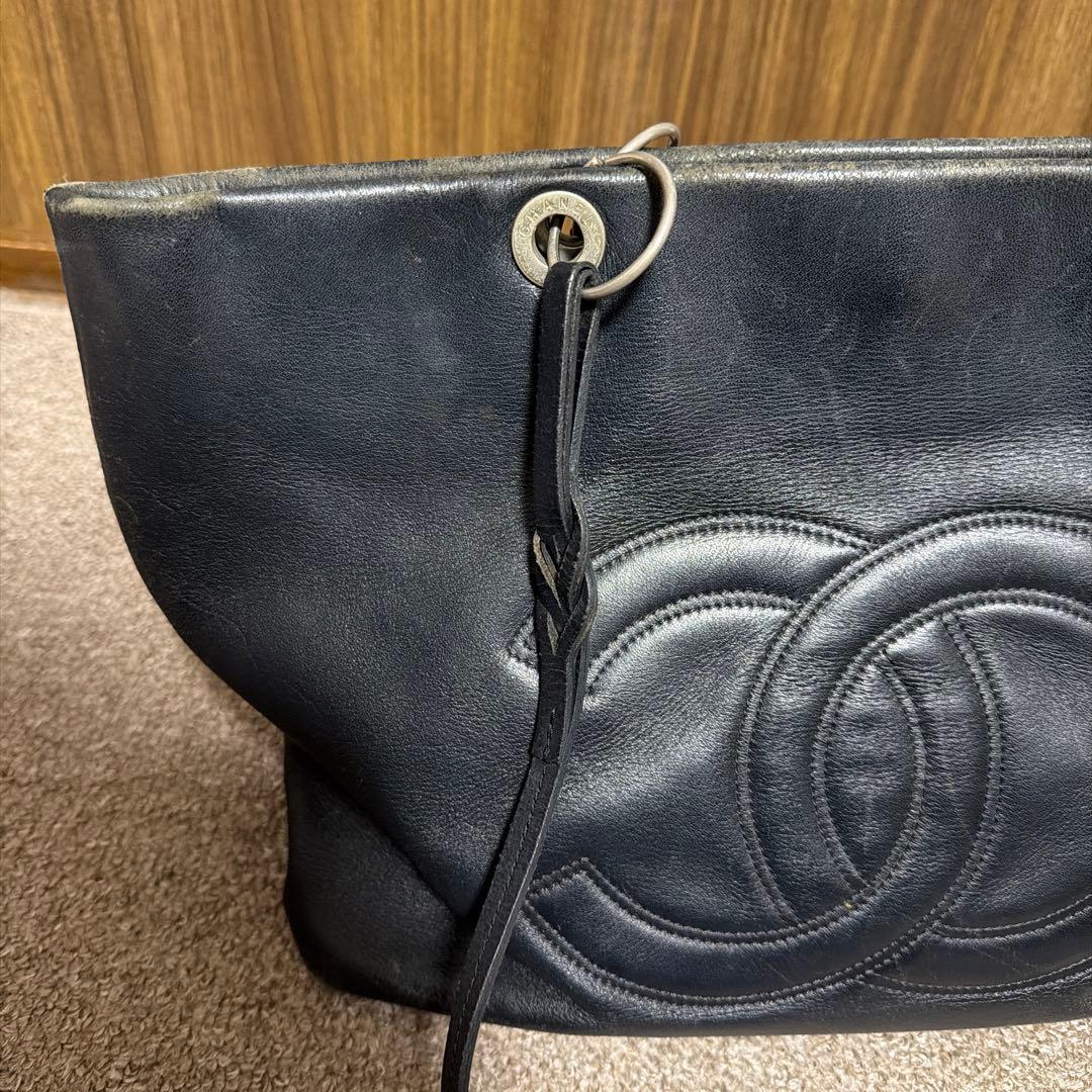ヴィンテージ シャネル レザートートバッグ