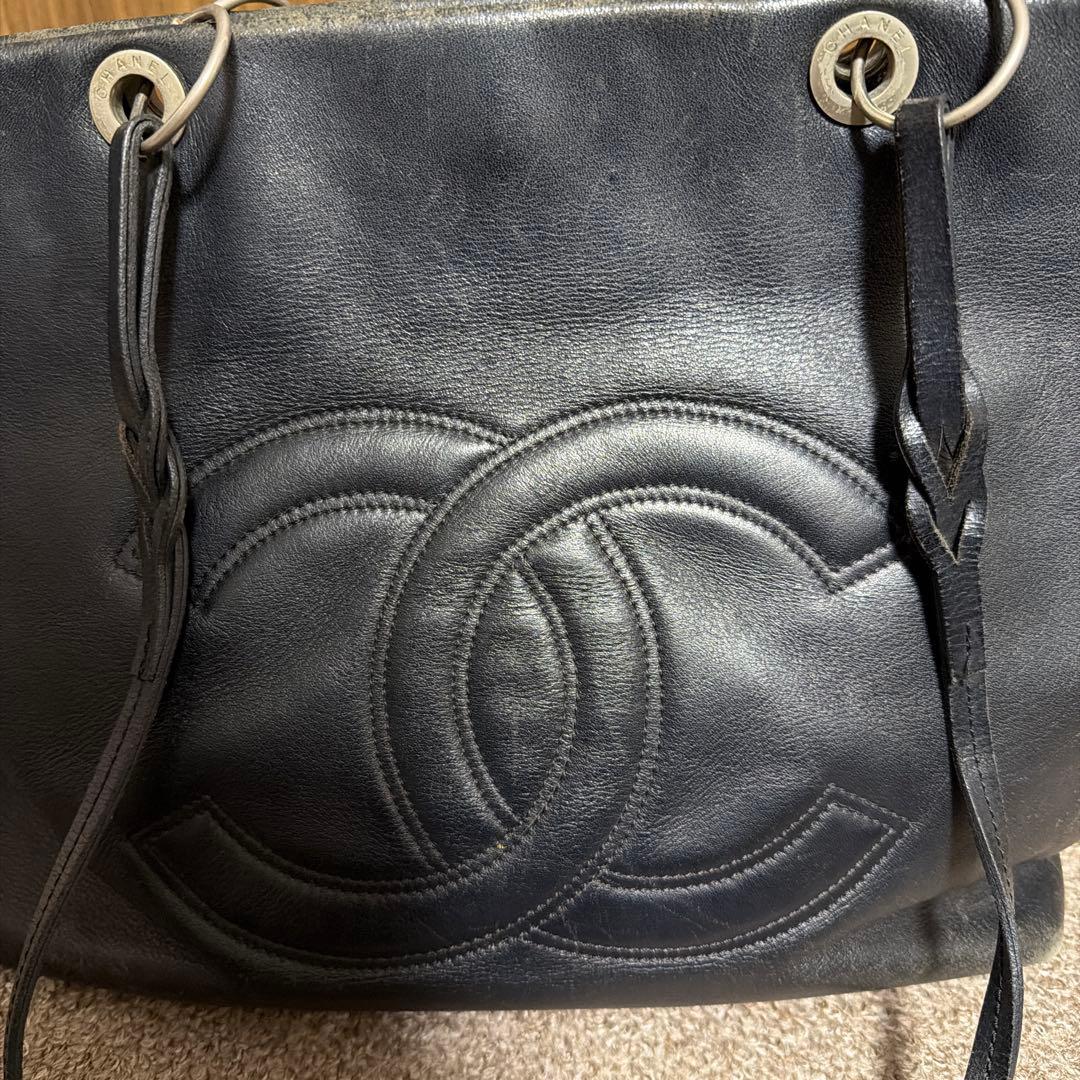 ヴィンテージ シャネル レザートートバッグ