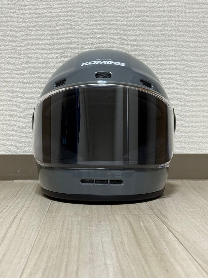KOMINE フルフェイスヘルメット Mサイズ グレー