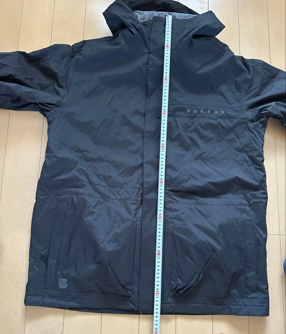 BURTON フード付きスノーボードウェア XLサイズ ブラック