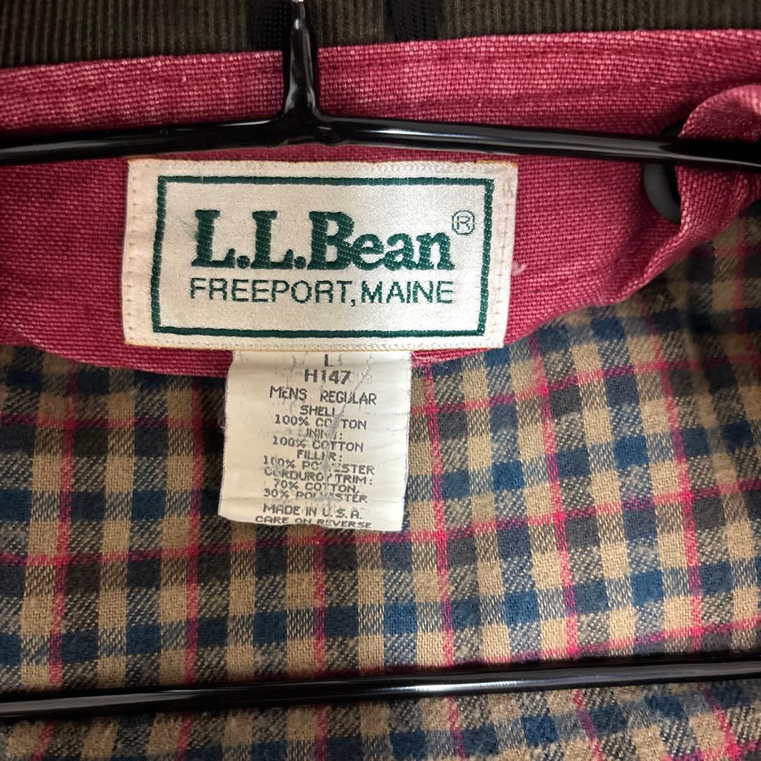 80s L.L.Bean ダックハンティングジャケット USA製 バーガンディ