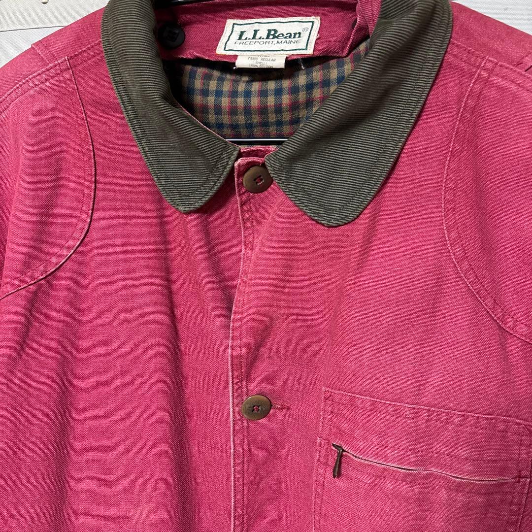 80s L.L.Bean ダックハンティングジャケット USA製 バーガンディ