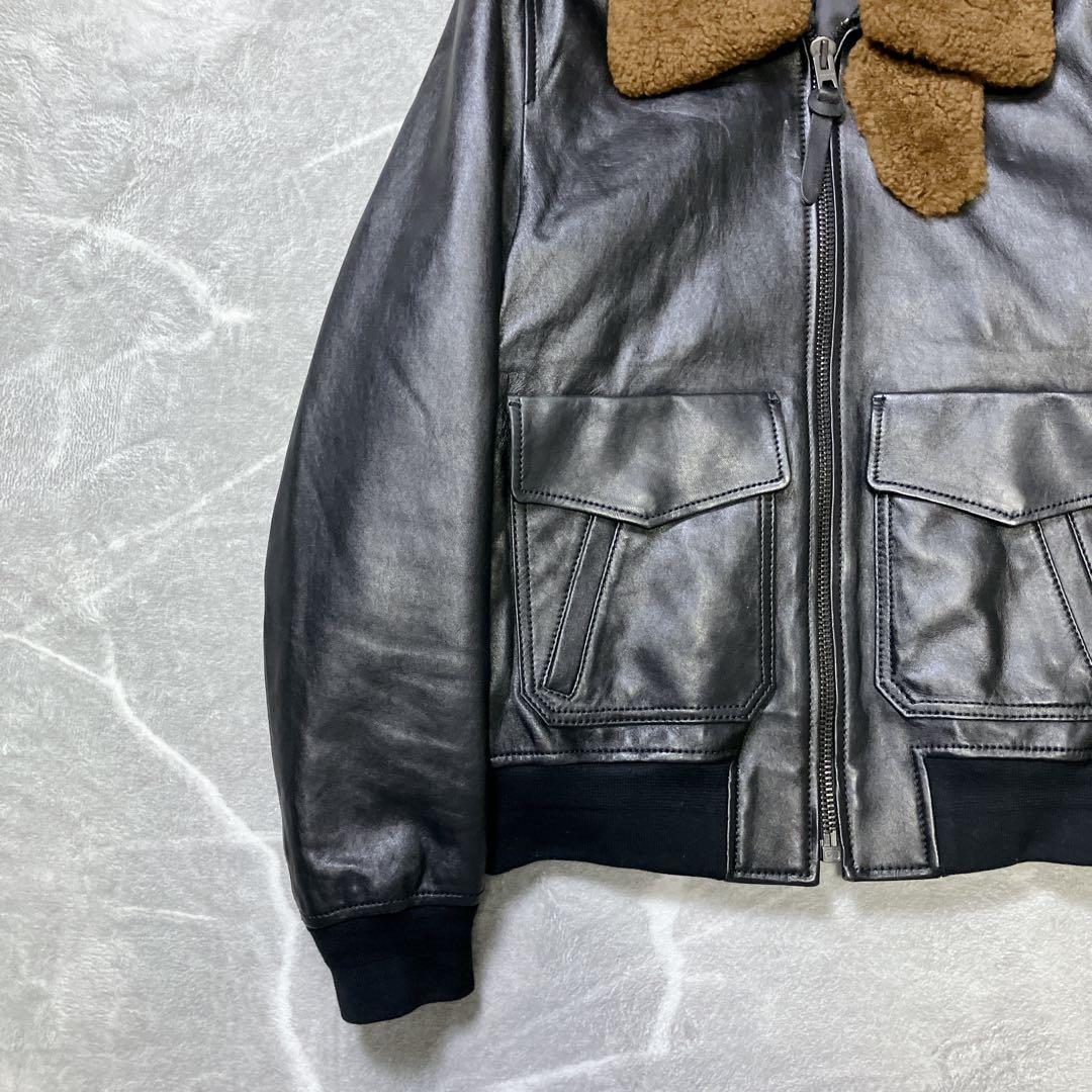 【極美品】COACH G-1 フライトジャケット 襟ボア ラムレザー 短丈 S