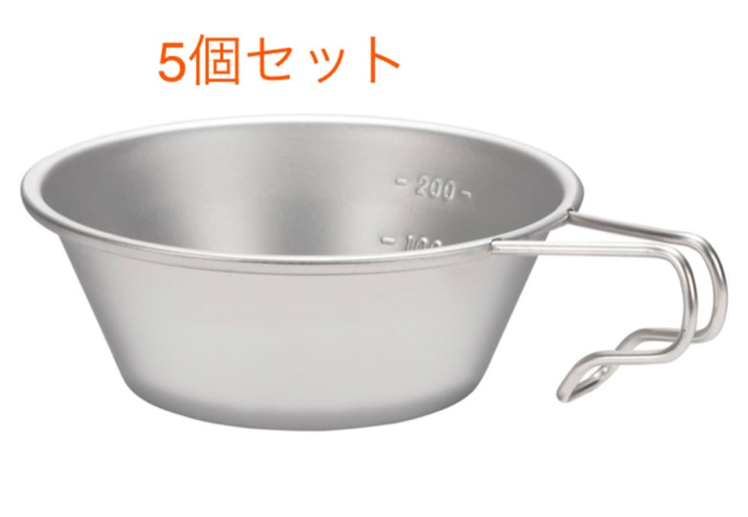 シェラカップ　5個セット　スノーピーク　E-103