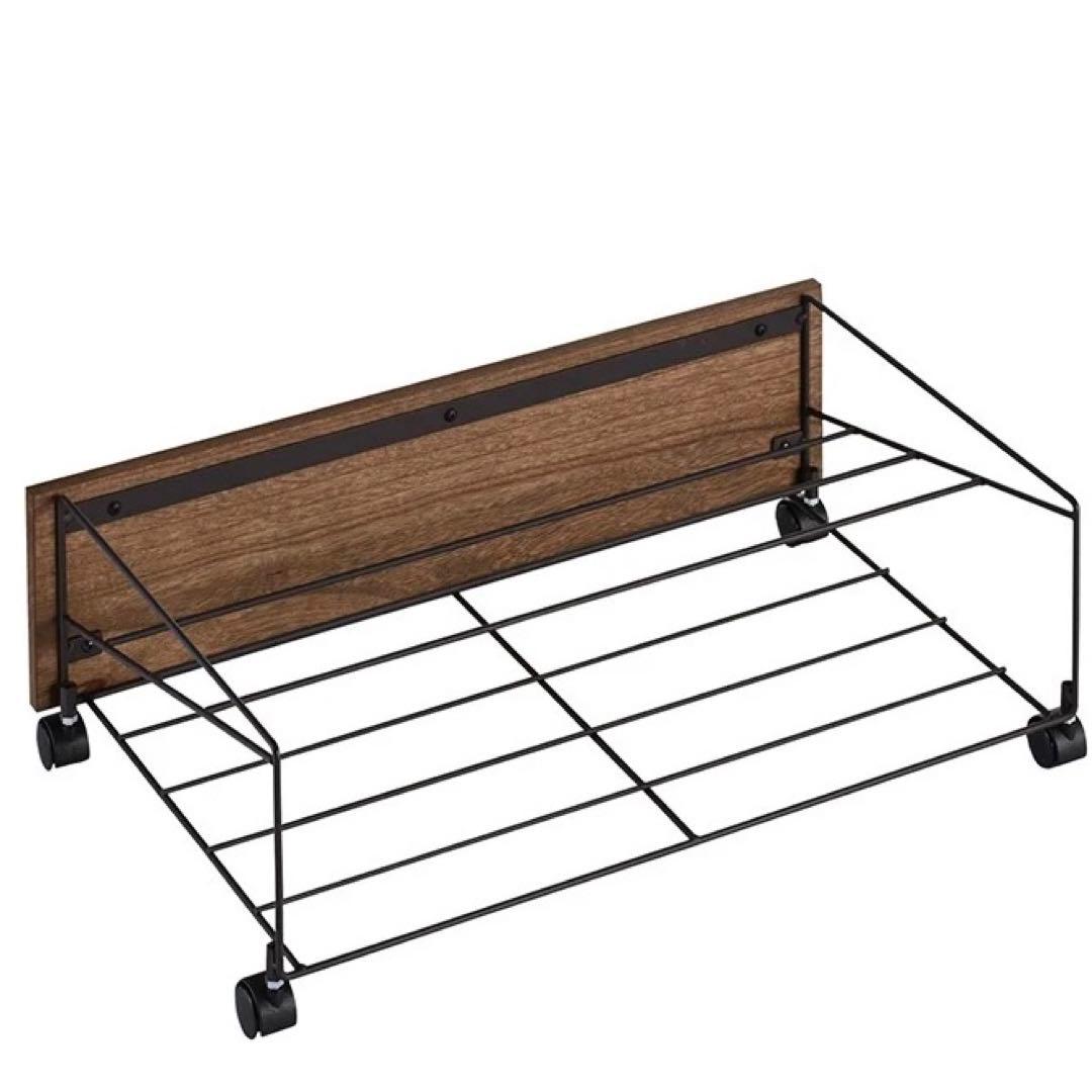 L-41508 シューズボックス下ワゴンシューズ 幅60