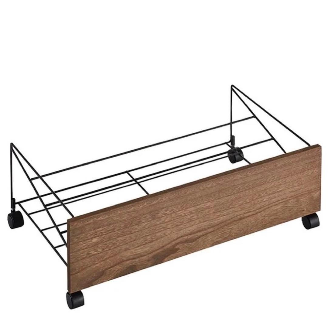 L-41508 シューズボックス下ワゴンシューズ 幅60