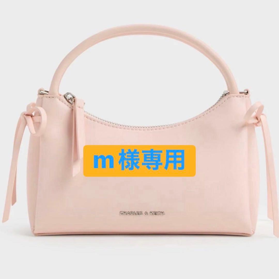 m 新品 ヘーゼル ボウトップハンドルバッグ ソフトピンク