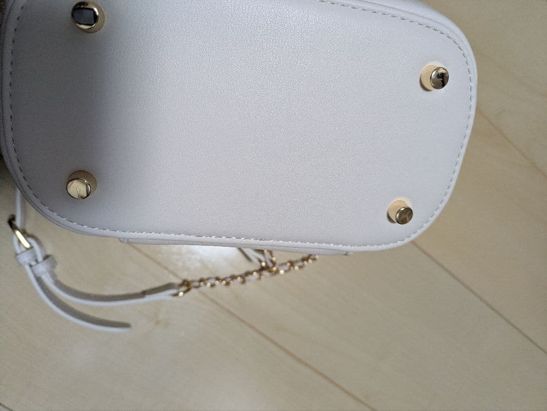 RANDA　2WAY リボンチャームキルティングバニティバッグ