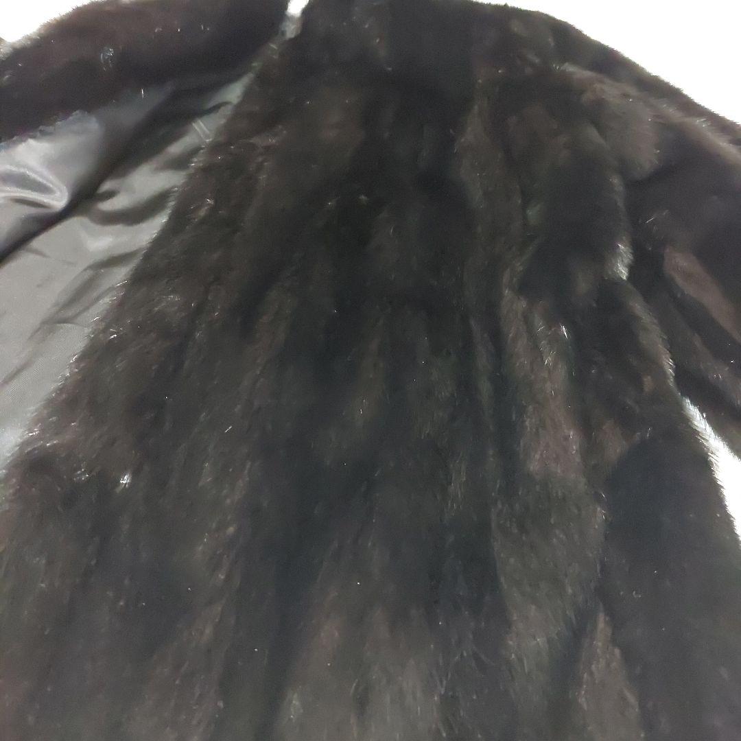11号 リアルミンク MG Sable FUR 毛皮コート ロング丈 日本製
