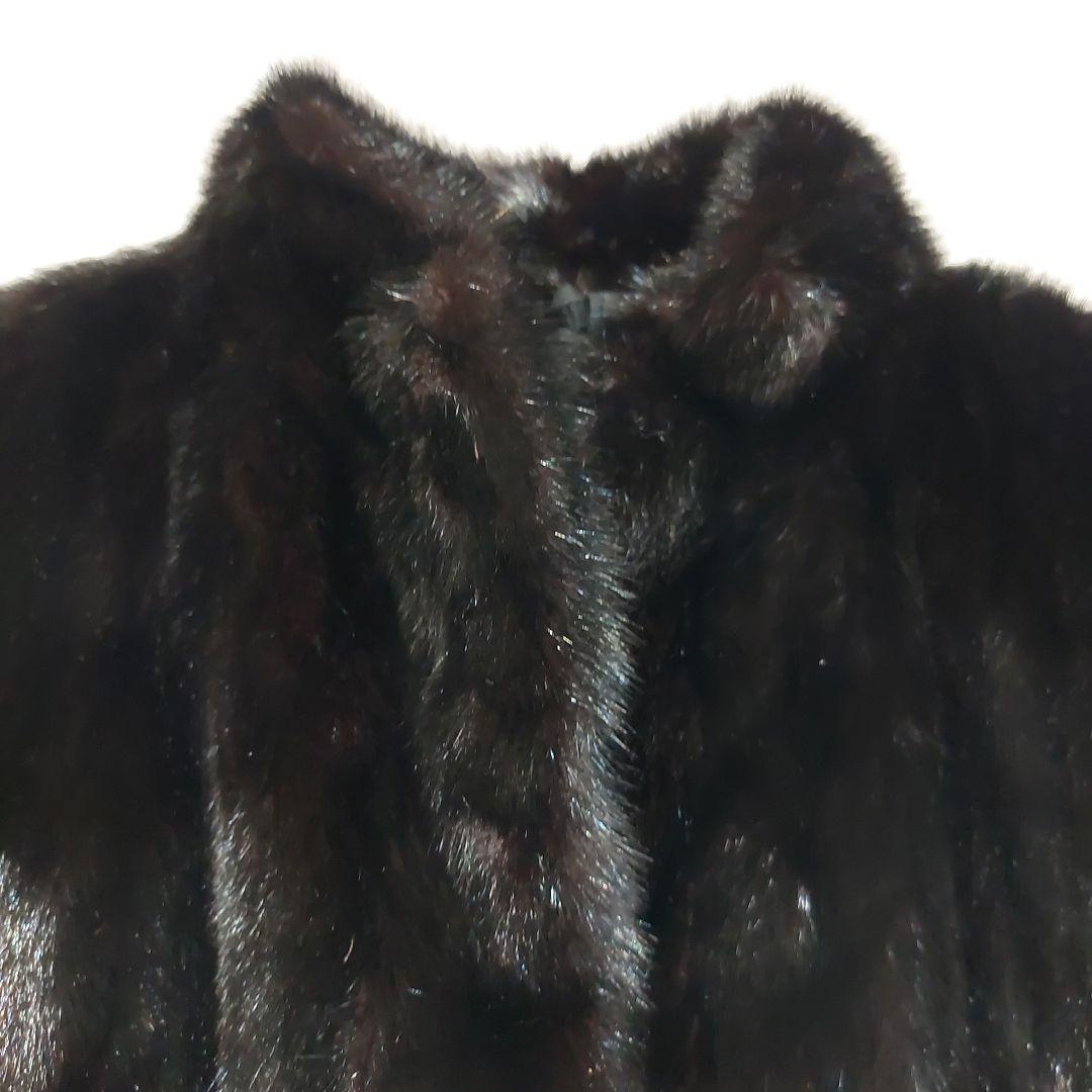 11号 リアルミンク MG Sable FUR 毛皮コート ロング丈 日本製
