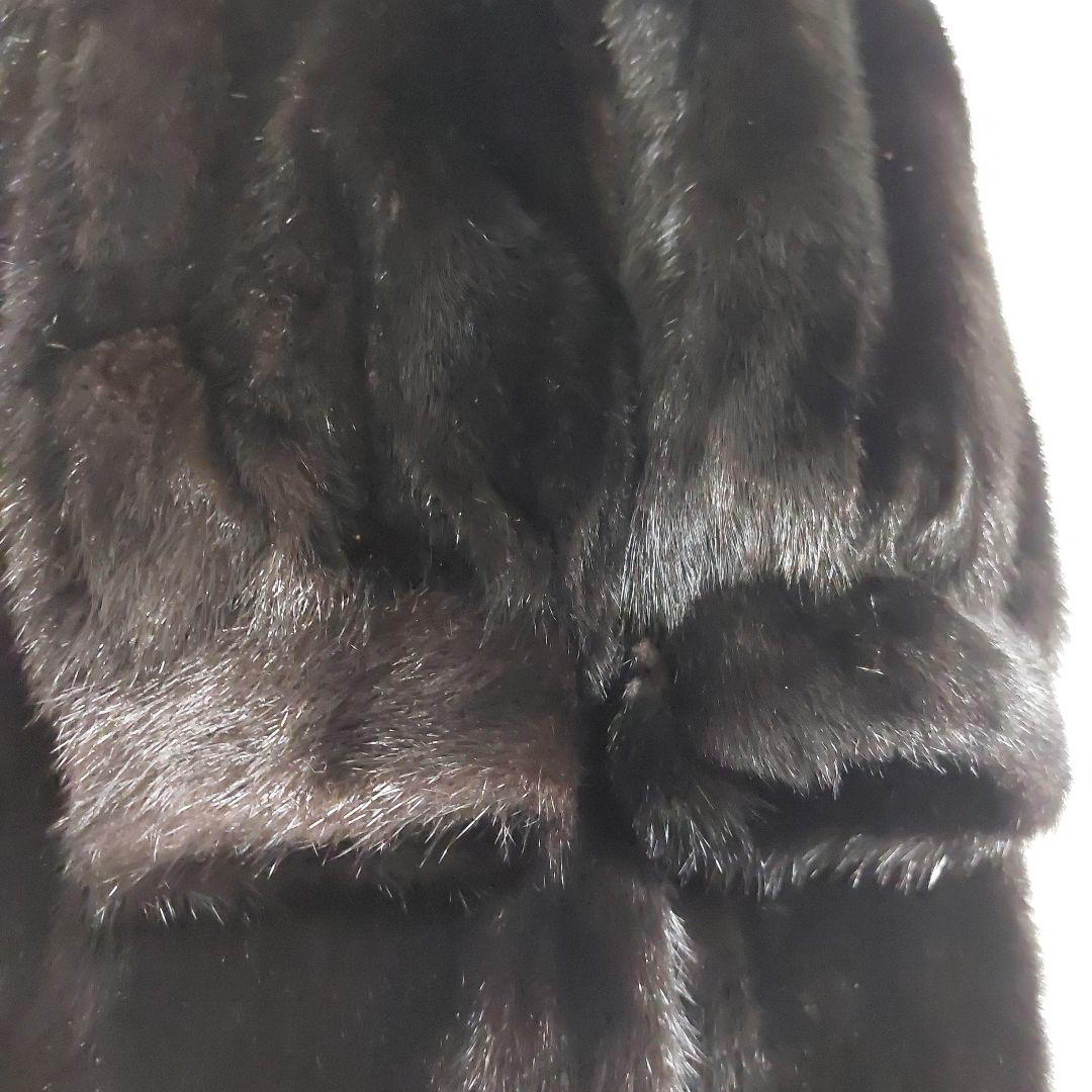 11号 リアルミンク MG Sable FUR 毛皮コート ロング丈 日本製