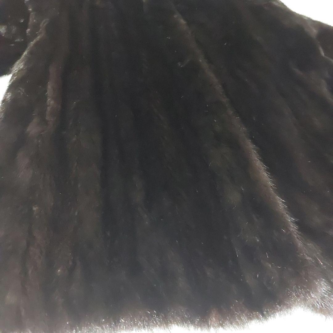 11号 リアルミンク MG Sable FUR 毛皮コート ロング丈 日本製