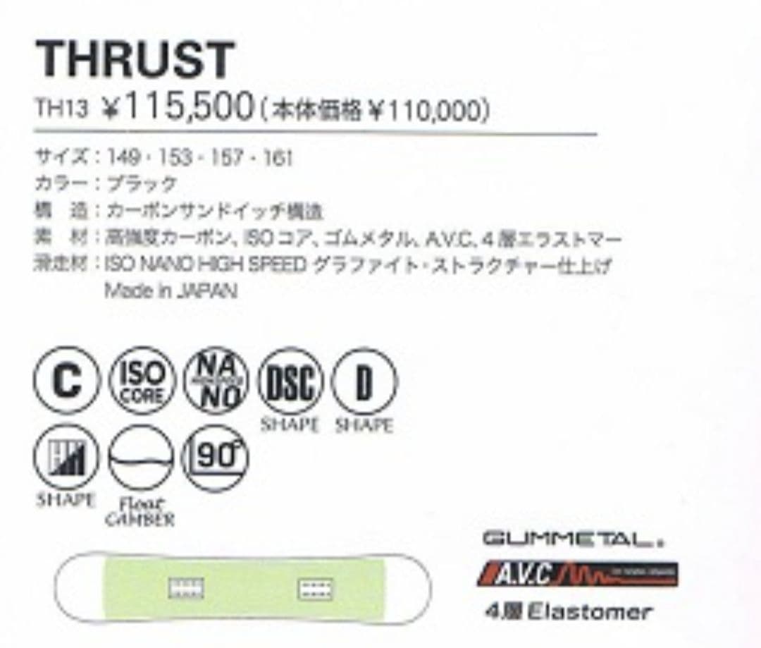 か*す様 【☆初競り！現行約14万☆】YONEX THRUST 157