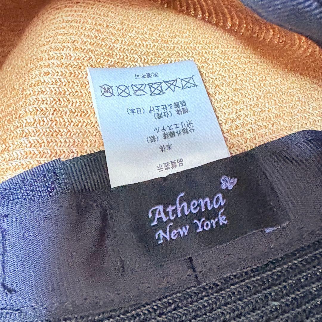 美品　アシーナニューヨーク　2トーン リサコ　帽子