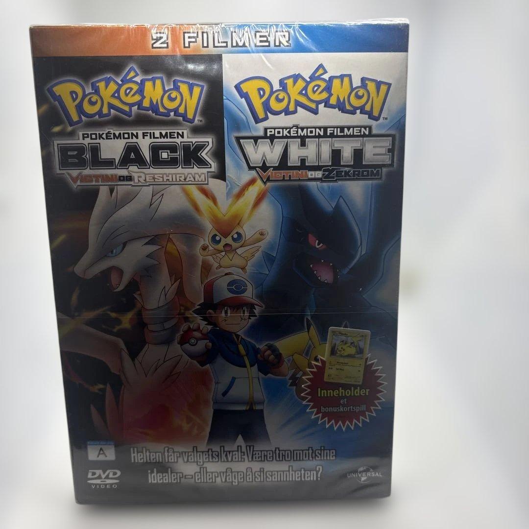 ◯ドイツ語版（欧州）ポケットモンスターDVDブラック、ホワイト　新品未開封