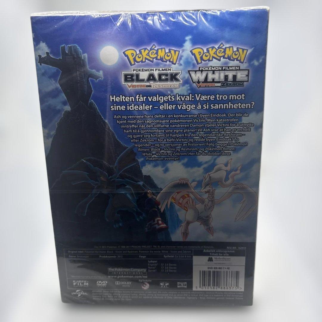 ◯ドイツ語版（欧州）ポケットモンスターDVDブラック、ホワイト　新品未開封
