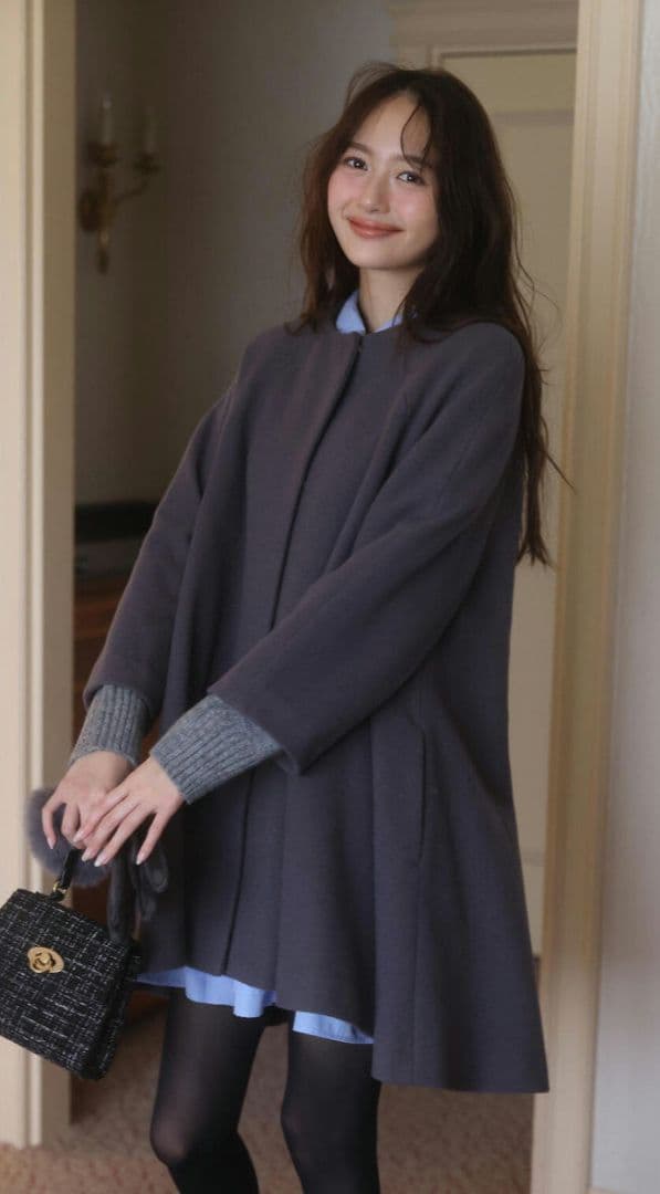 【新品】プロポーションボディドレッシング　イレヘムミドル丈コート