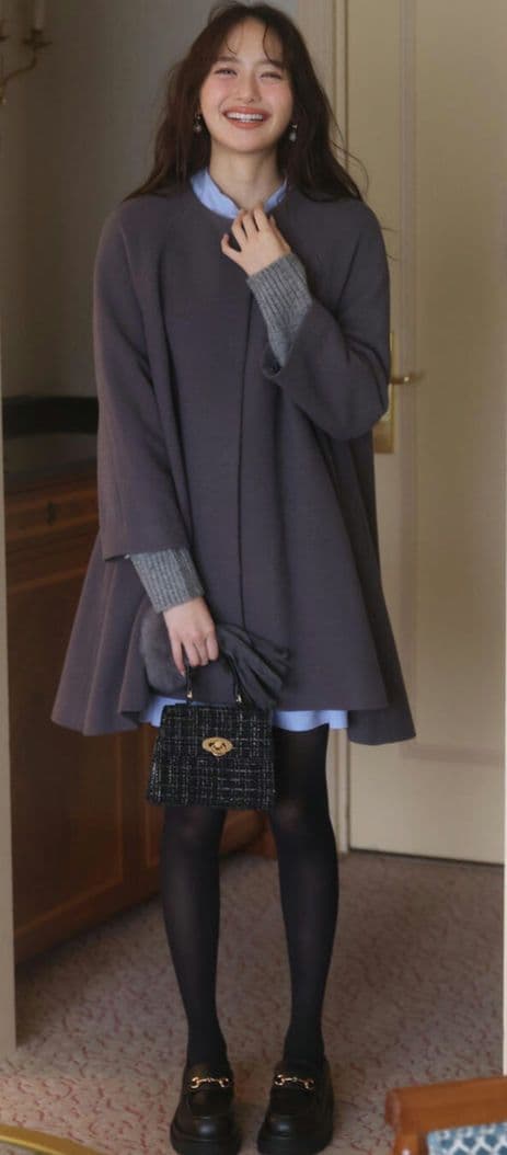 【新品】プロポーションボディドレッシング　イレヘムミドル丈コート