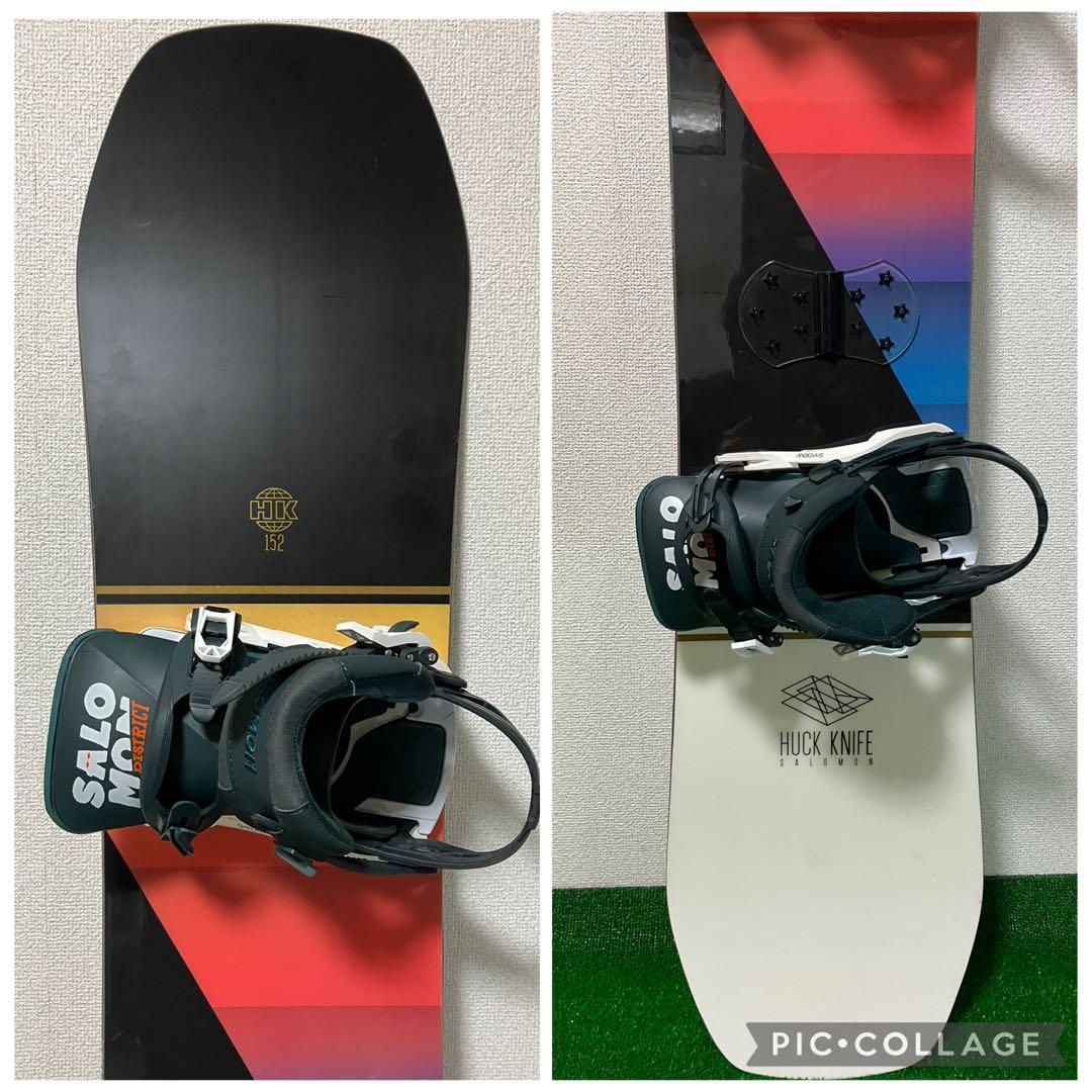 SALOMON　HUCK KNIFE　ビンディングM　152cm　比較的綺麗