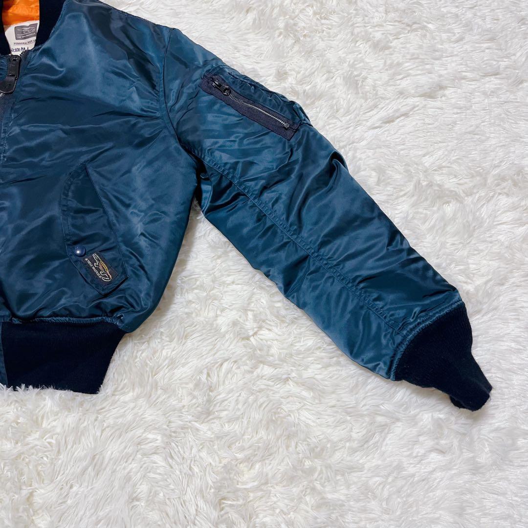 【美品】CONCORD MA-1フライトジャケット　ネイビー　サイズS