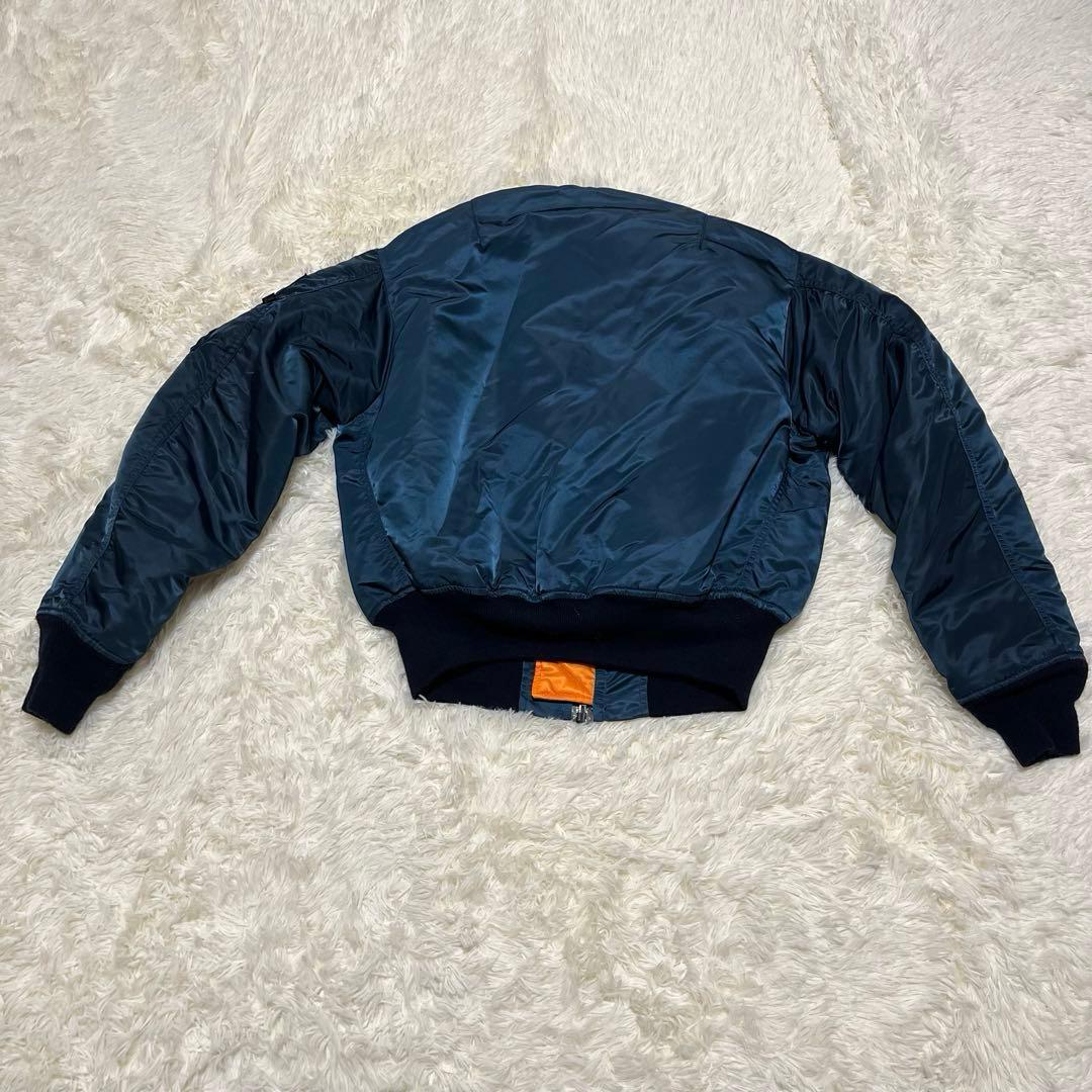 【美品】CONCORD MA-1フライトジャケット　ネイビー　サイズS