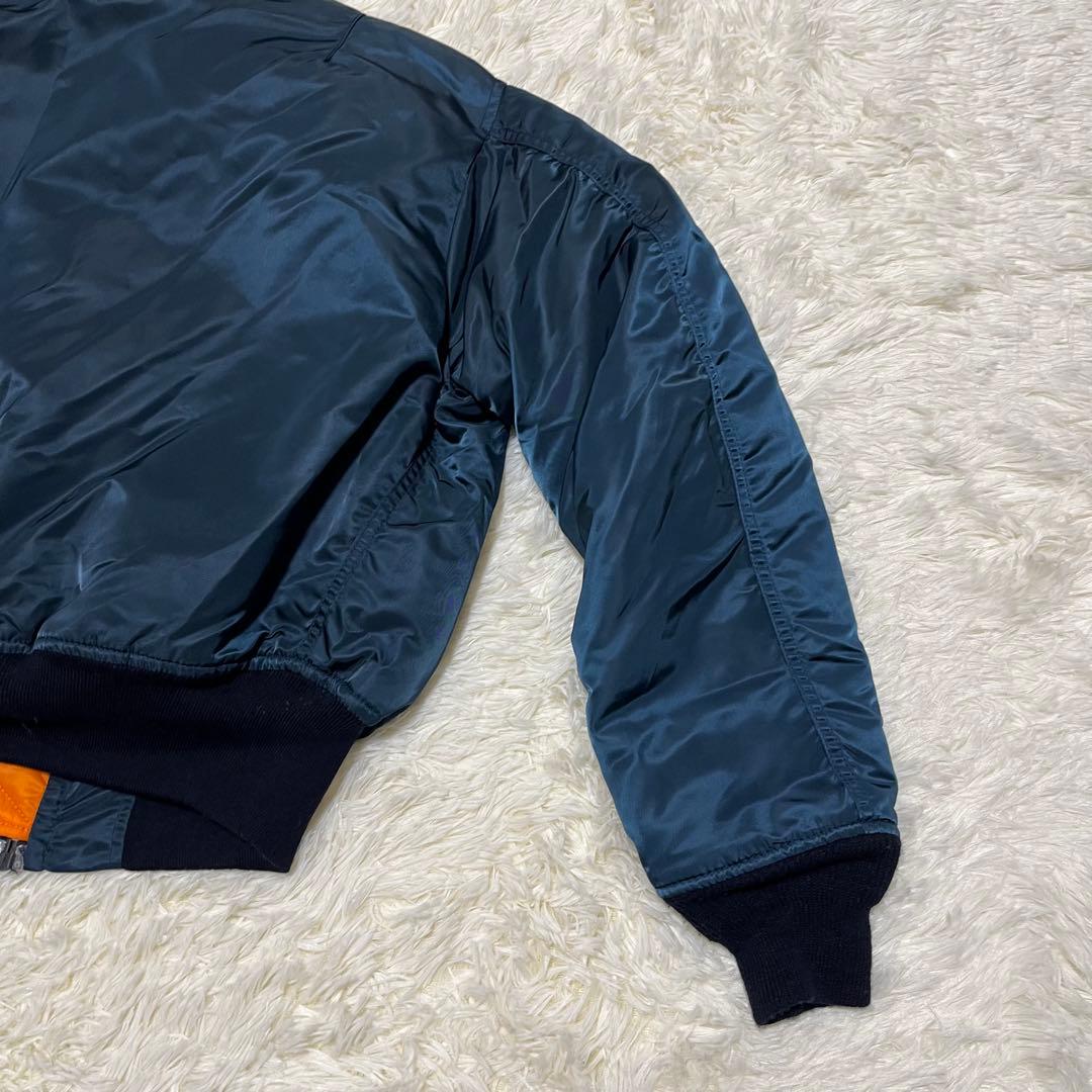 【美品】CONCORD MA-1フライトジャケット　ネイビー　サイズS