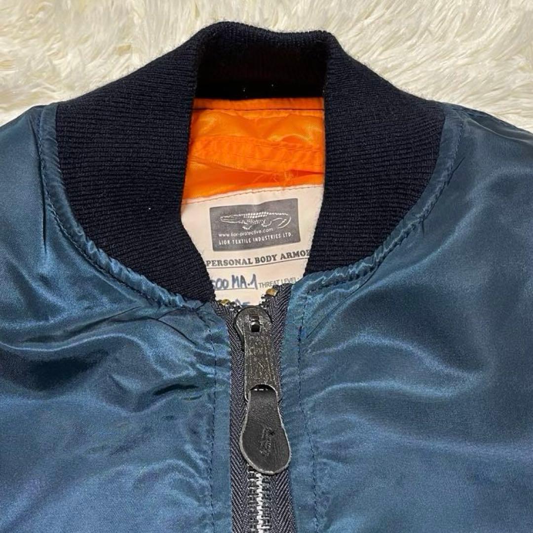 【美品】CONCORD MA-1フライトジャケット　ネイビー　サイズS