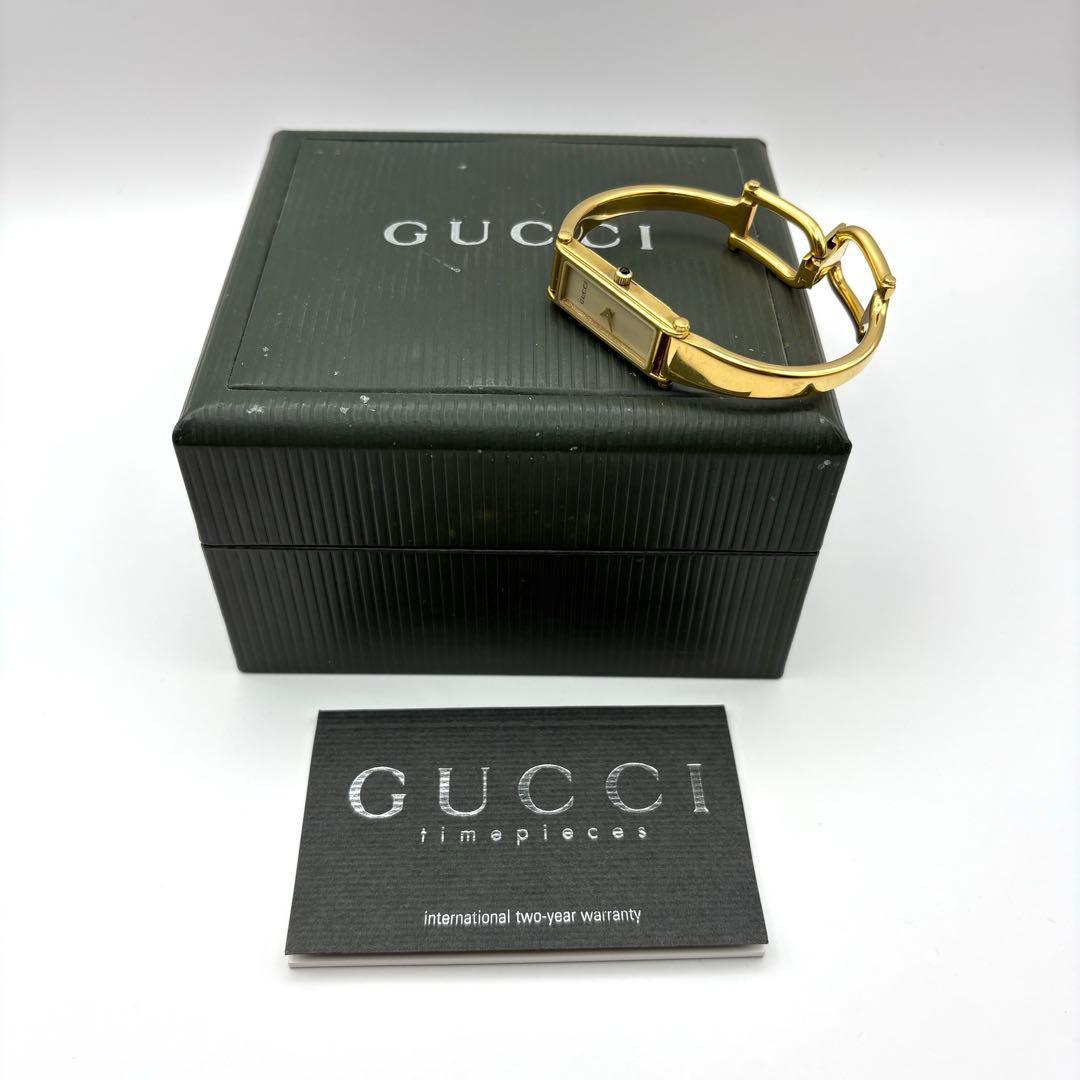 GUCCI グッチ 1500 動作未確認 ゴールド レディース 腕時計 箱