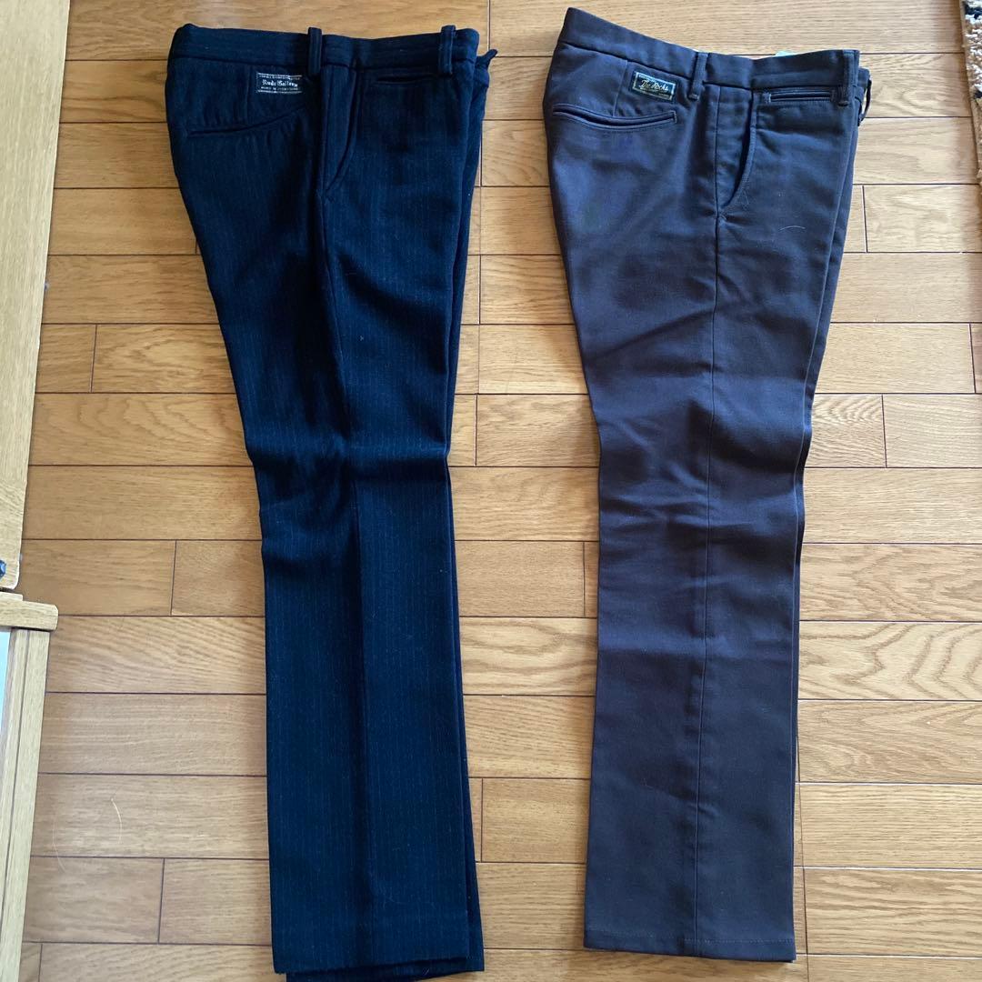 週末、値下げ❗️ルードギャラリー　綿、ウールパンツ　2本
