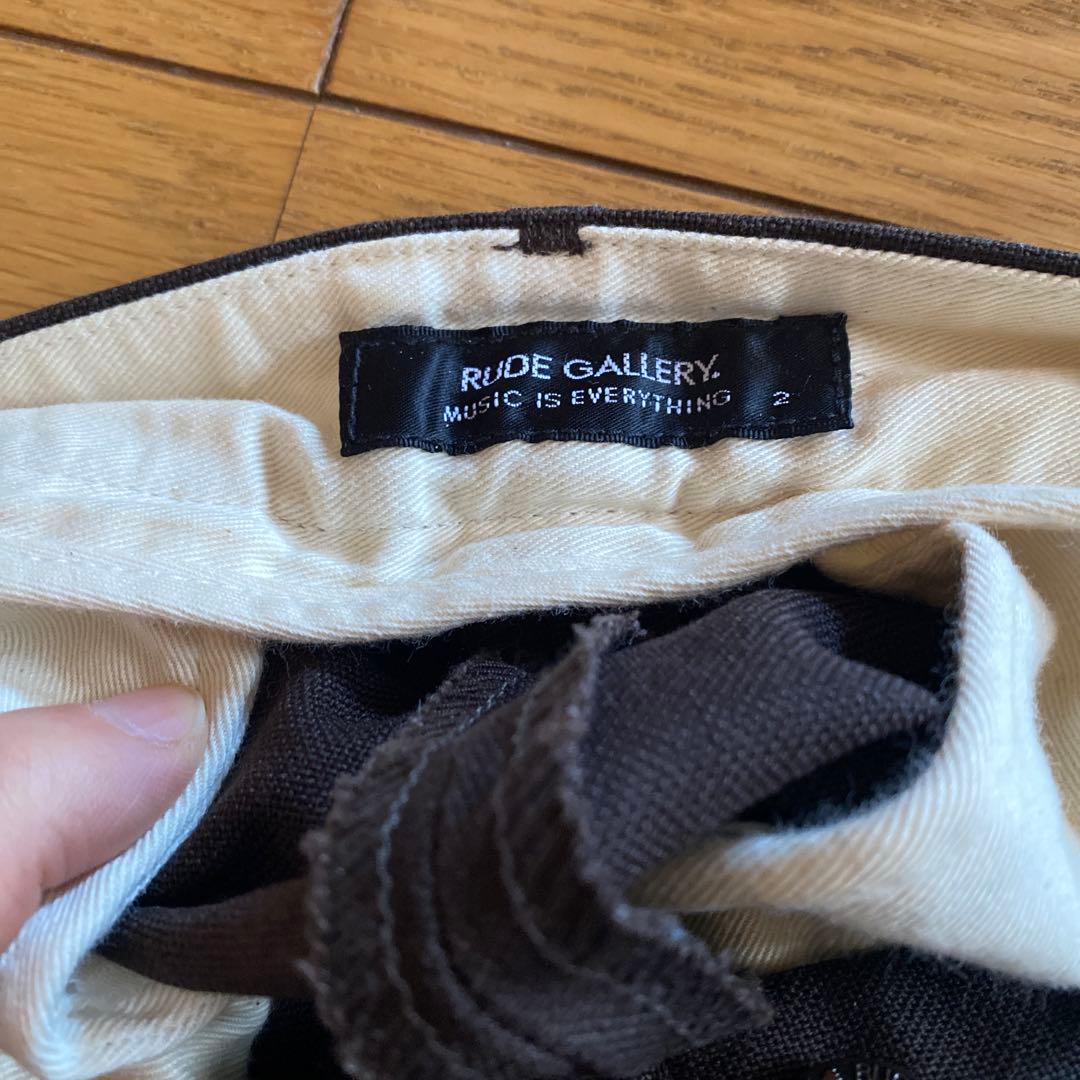 週末、値下げ❗️ルードギャラリー　綿、ウールパンツ　2本