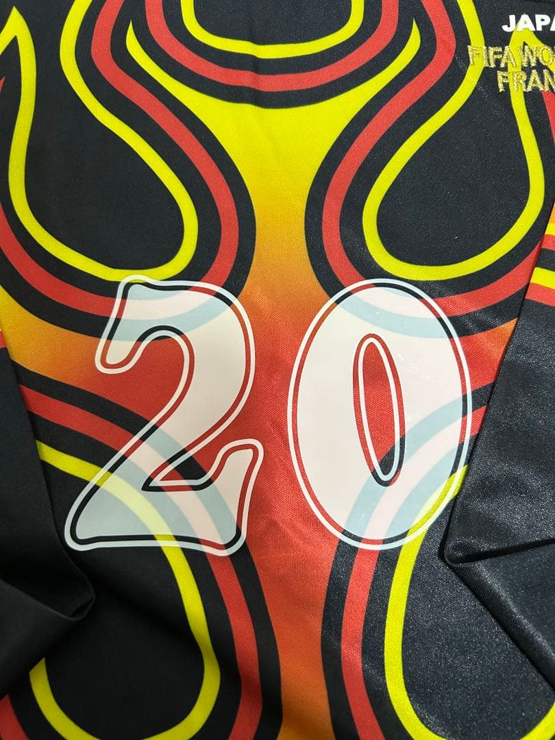 日本代表 川口能活 1998 W杯　GK 炎 ユニフォーム キーパー　L 新品