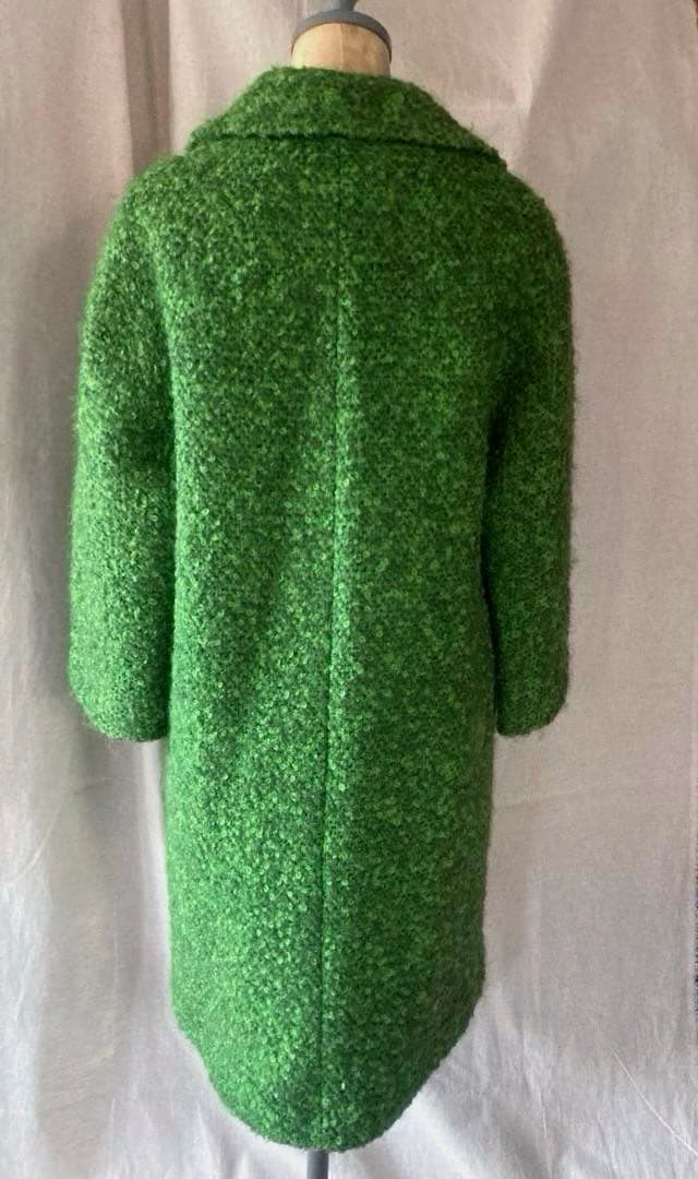 c*o様 ビンテージ60sモヘアウール グリーン コート 50s レトロ 大正モ