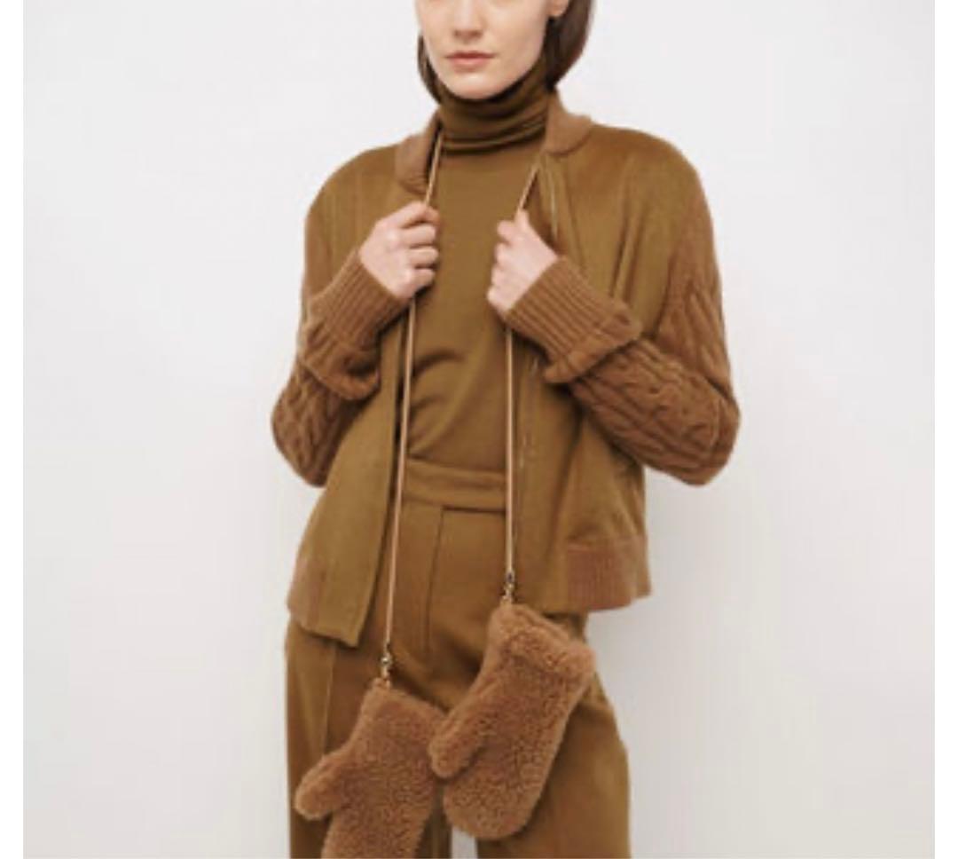 新品未使用【MaxMara】オンブラート　テディベアミトン