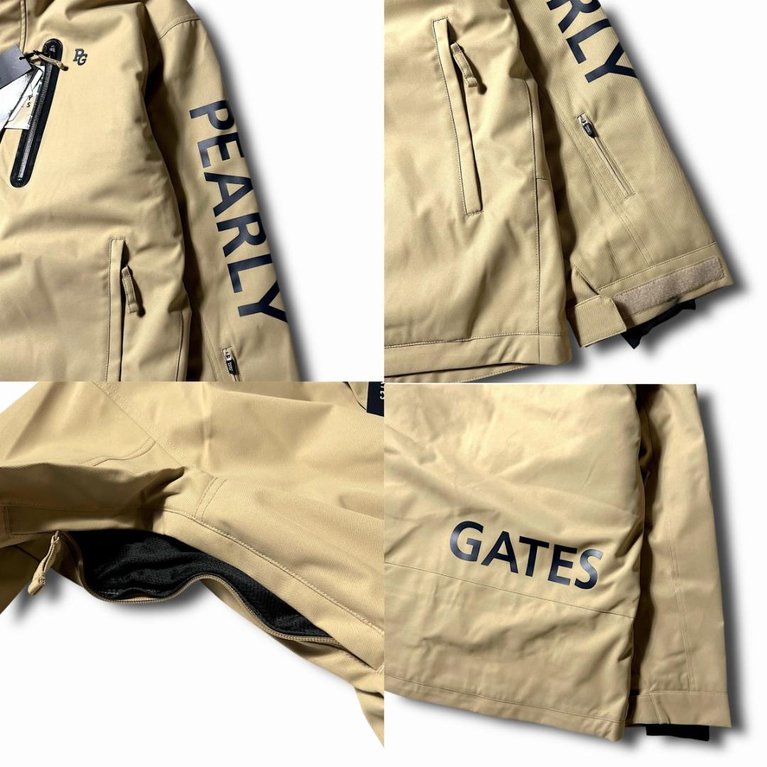 ベージュ パーリーゲイツ 定価10.4万 防水防風 上下セット スノーウェア M