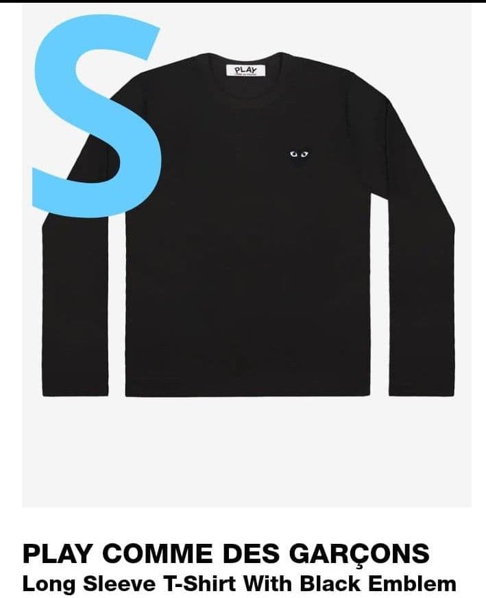 SPLAY COMME DES GARÇONS 長袖Tシャツ Sサイズ