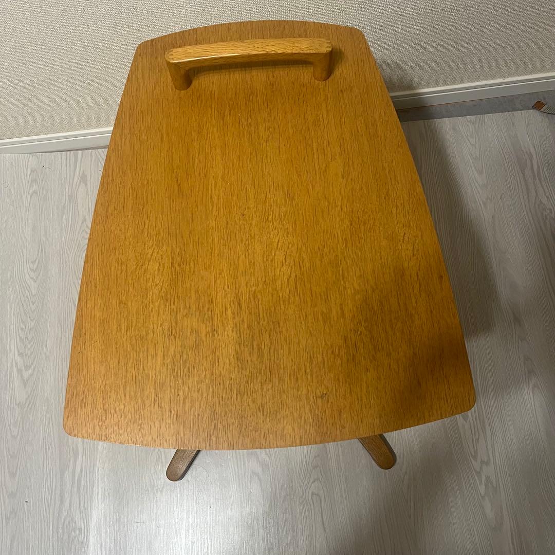 レア karimoku カリモク家具 サイドテーブル 木製 天然木 ソファ 机