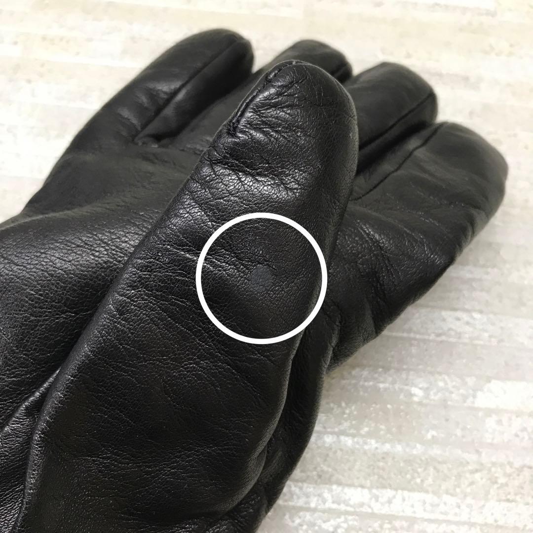 nm-205 LARDINI フラワーメタル 手袋 ラムレザー カシミヤ