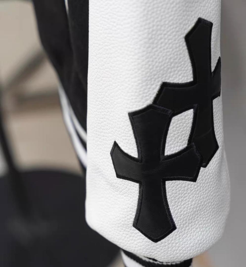 CHROME HERATS スタジャン ブラック/ホワイト