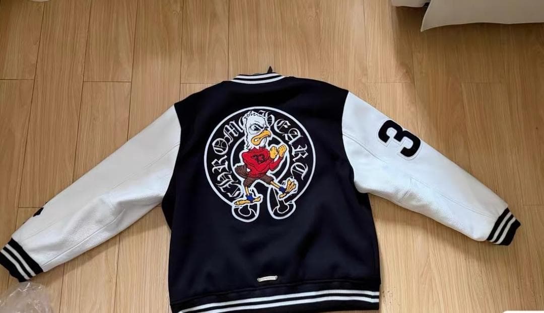 CHROME HERATS スタジャン ブラック/ホワイト