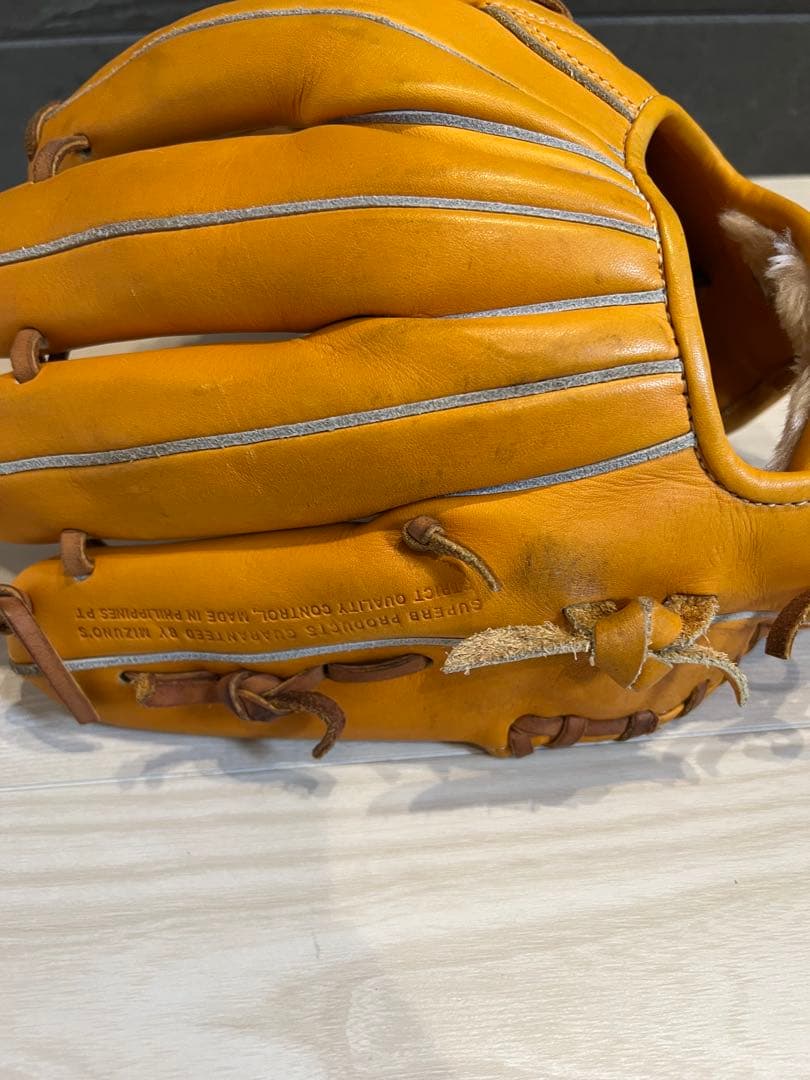 Mizuno Global Elite オレンジグローブ 右投げ用