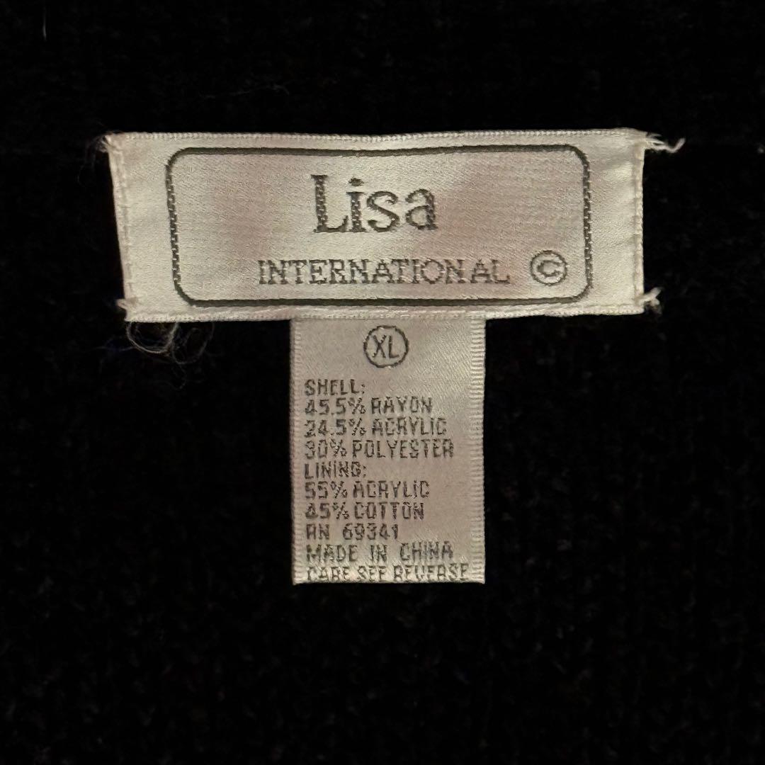 【Lisa International 】　フェイクファーニット