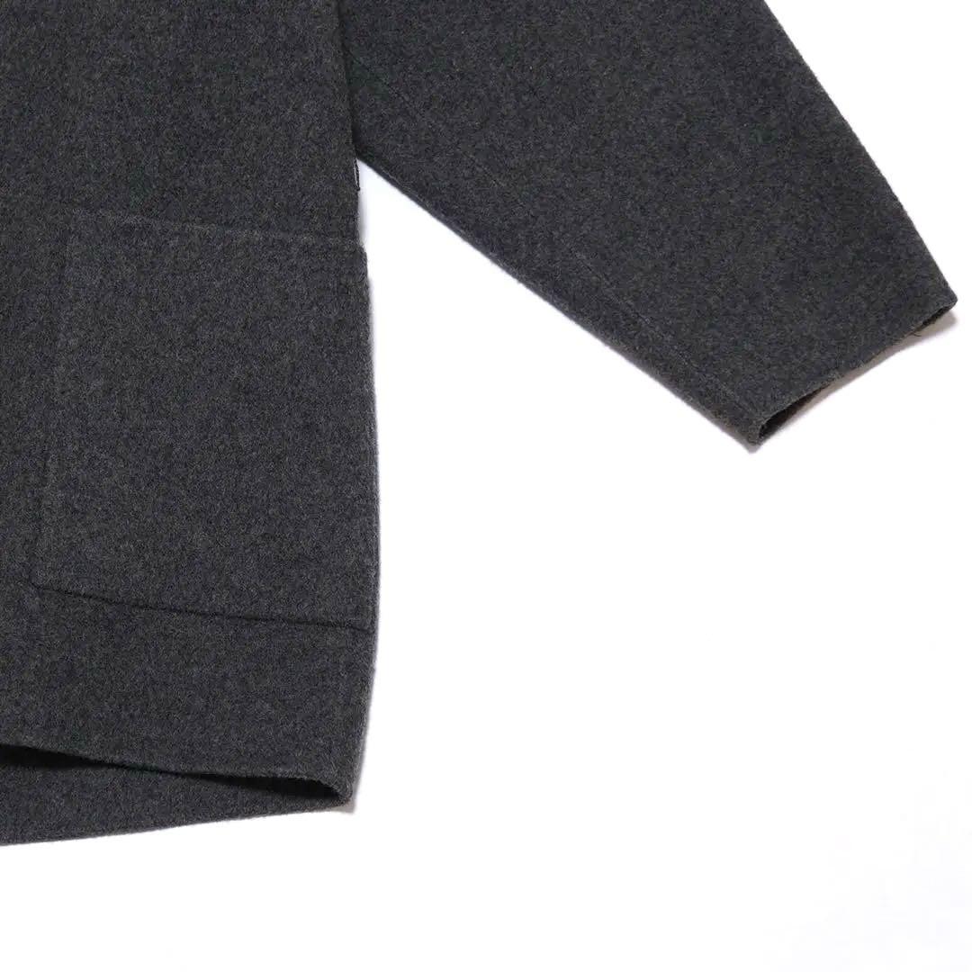 uncrave アンチマイクロバイアル リバーフーデットショートコート グレー