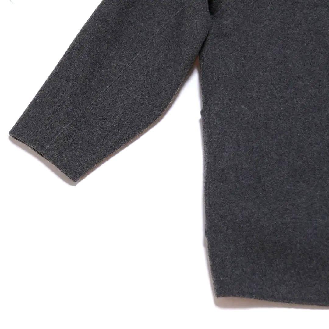 uncrave アンチマイクロバイアル リバーフーデットショートコート グレー