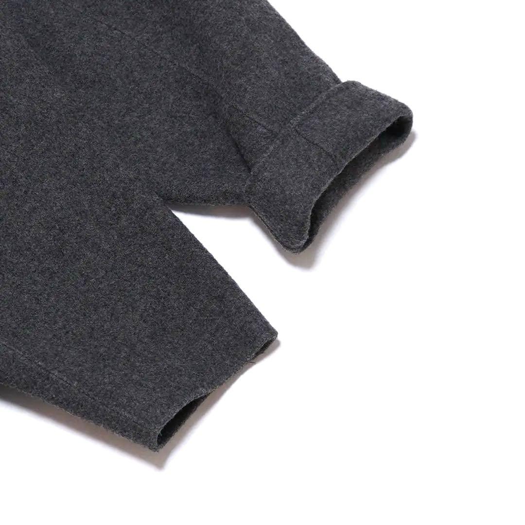 uncrave アンチマイクロバイアル リバーフーデットショートコート グレー