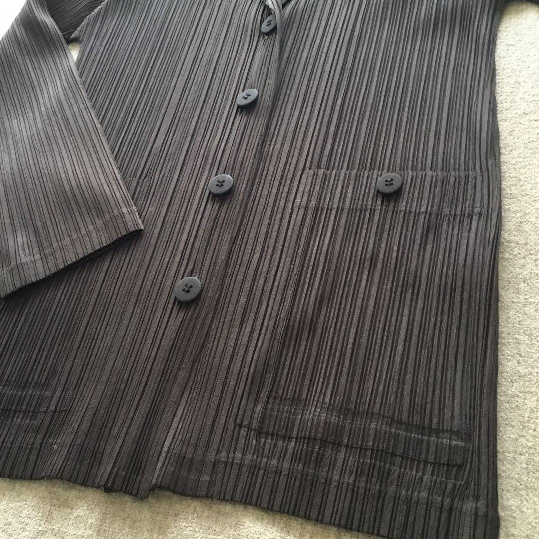 PLEATS PLEASE プリーツプリーズ　ジャケット　ダークブラウン