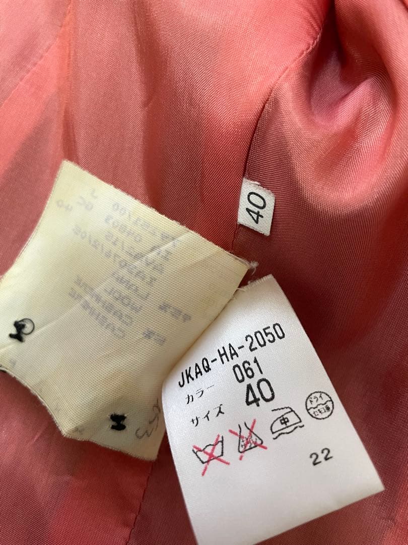 Alexander McQueenマックイーン肩パッド入テーラードジャケット