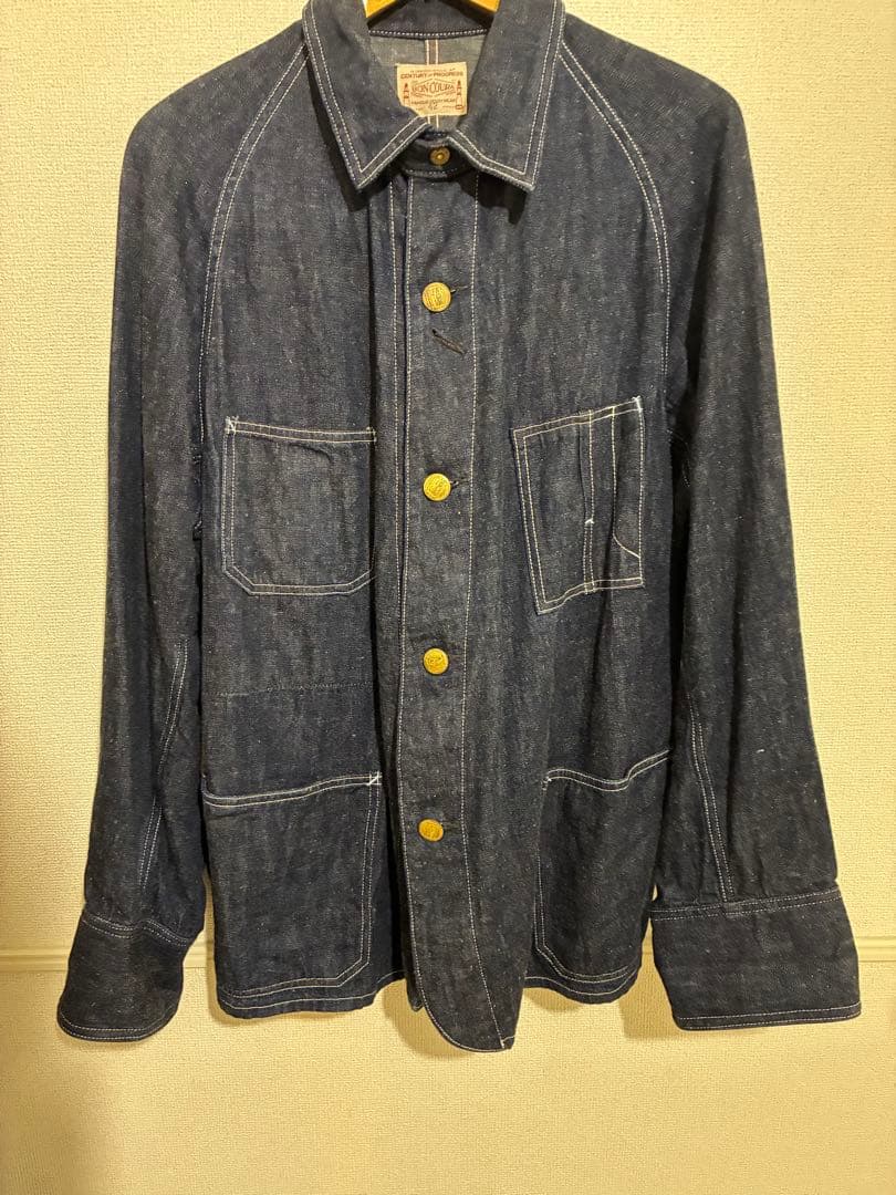 BONCOURA インディゴデニム　カバーオール　42