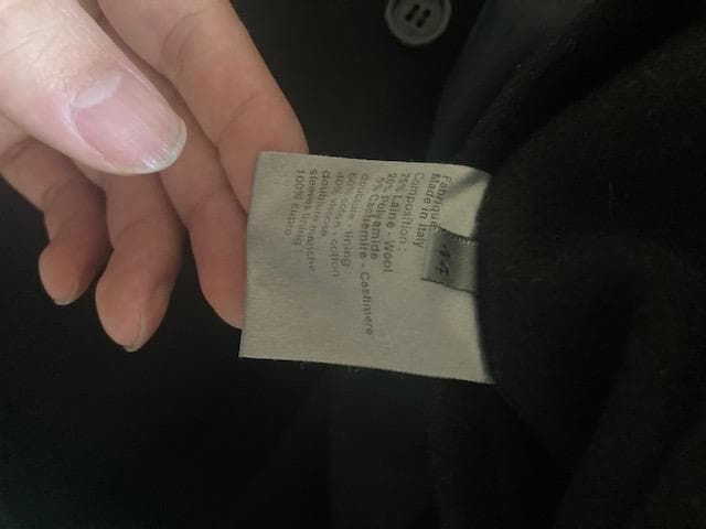 Dior Homme ナポレオンコート 44 ブラック エディ期